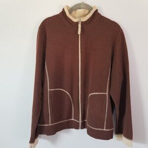 White Stag full zip sweater jacket XL